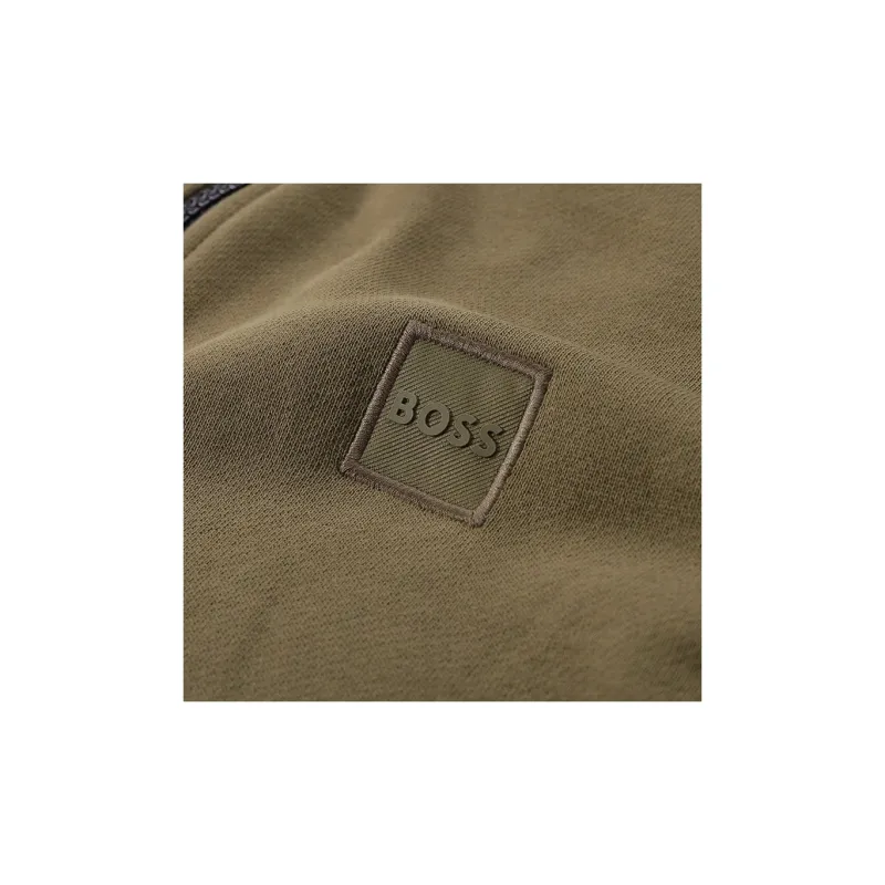 HUGO BOSS SS24 Sweatshirt Men's Green Umber-3