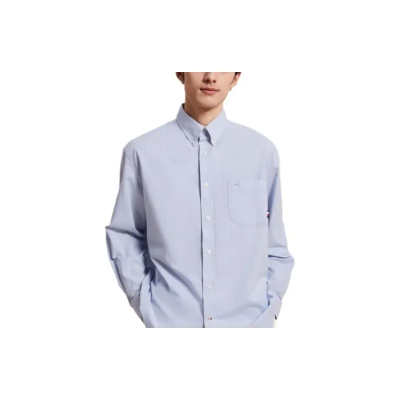 Tommy Hilfiger Shirts Men Sky Blue-3