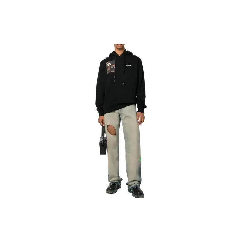 OFF WHITE Caravaggio Lute Slim Hoodie-1