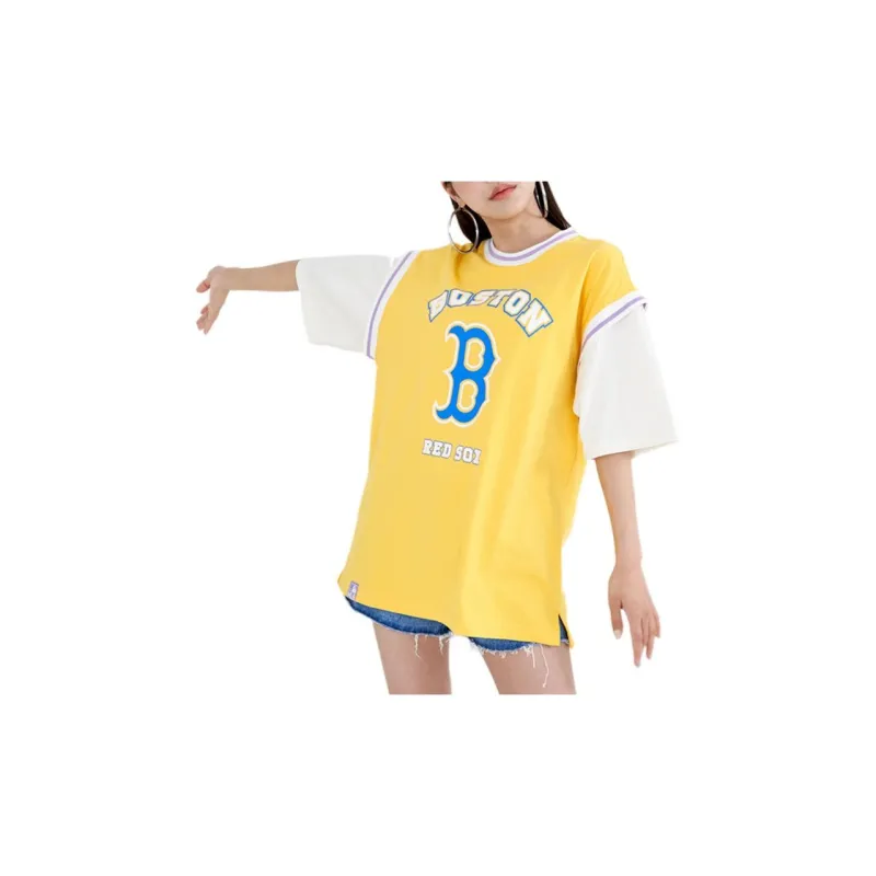 MLB T Shirt Unisex Light Orange-2