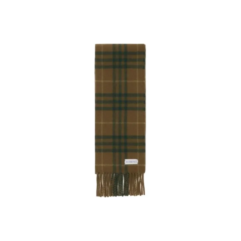 Burberry Plaid Cashmere Scarf-0