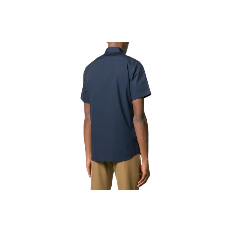 Burberry Shirts Men Dark Blue-2