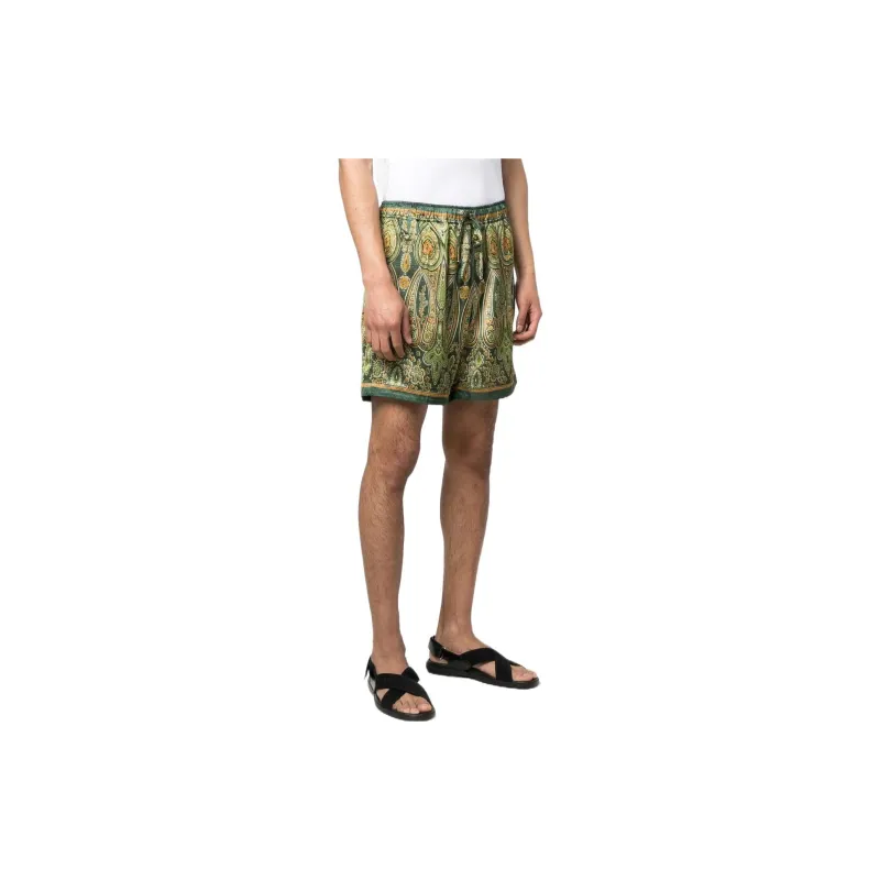 AMIRI Casual Shorts Men Green-2