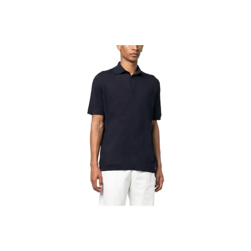 Brunello Cucinelli Linen blend Polo Shirt-3