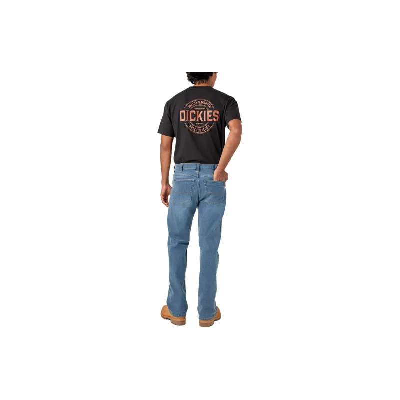 Dickies Flex Regular Fit 5-Pocket Jeans Jeans Men's Light Blue-5