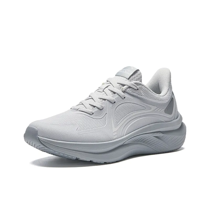 Anta Running Collection Anti-Slip Wear-Resistant Low-Top Casual Running Shoes Women's Gray-1