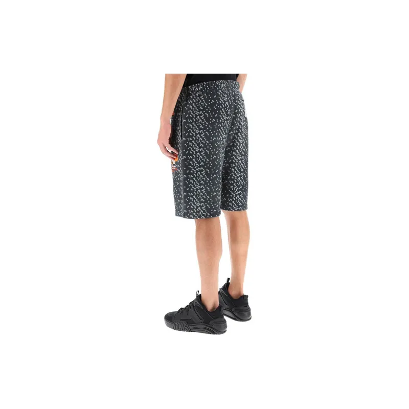 HERON PRESTON Logo Patch Shorts-2
