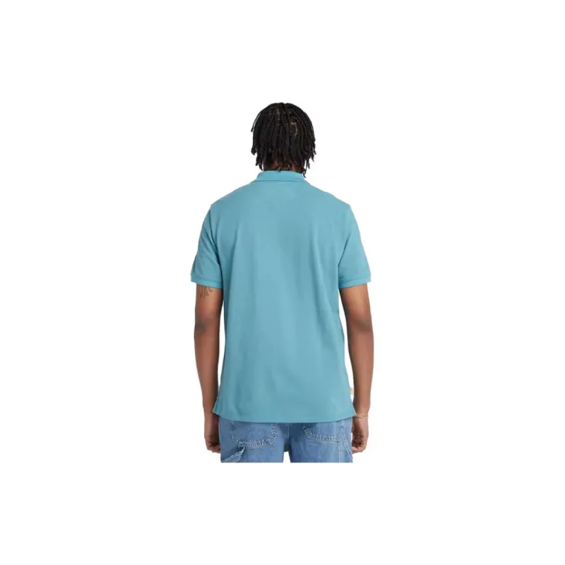 Timberland Polo Shirts Men Storm Blue-4
