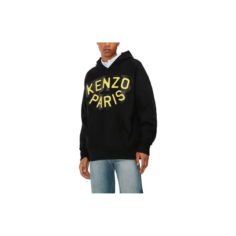 KENZO Logo Printed Hoodie-4