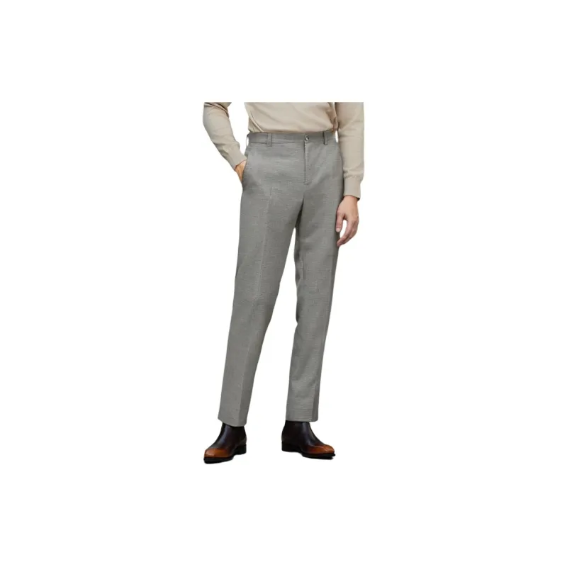 ZARA Suit Trousers Men Gray-2