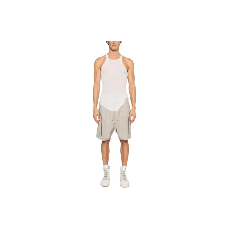 RICK OWENS Bauhaus Drop crotch Shorts-1
