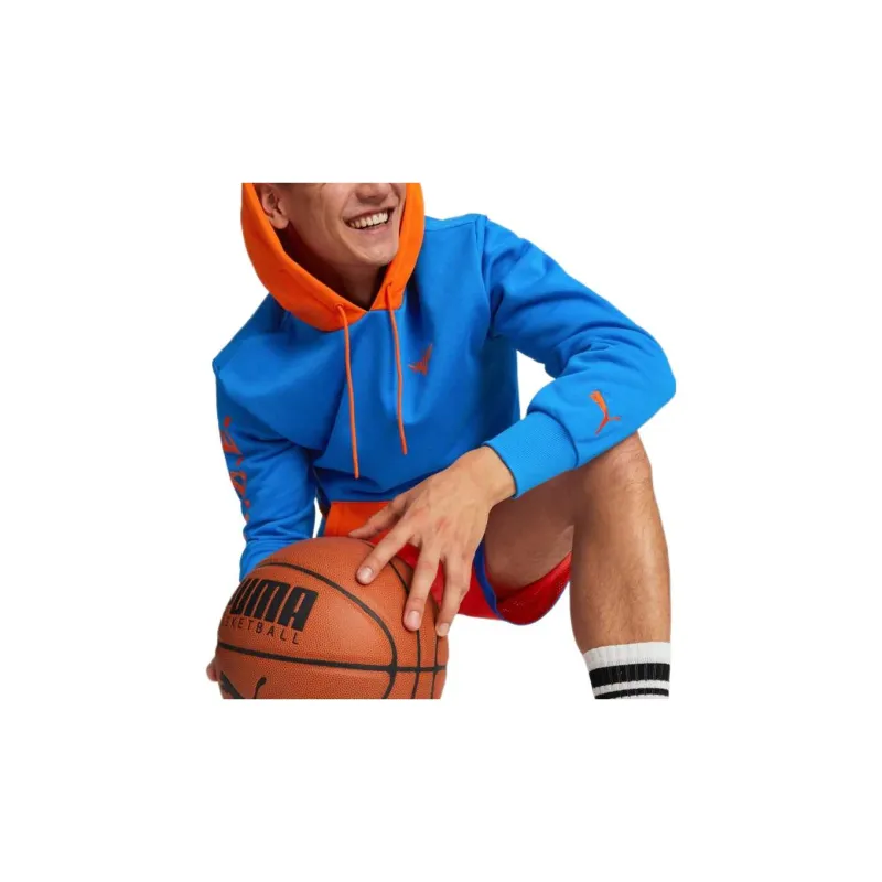 PUMA Melo Colorblock Sweatshirts Men Blue-2