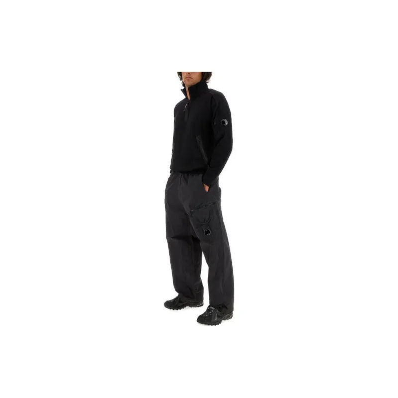 C.P.Company Fleece Half zip Sweatshirt-2