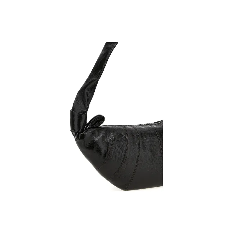Lemaire Cotton Croissant Bag, Handbag, Shoulder Bag Medium Size Women's Brown-3