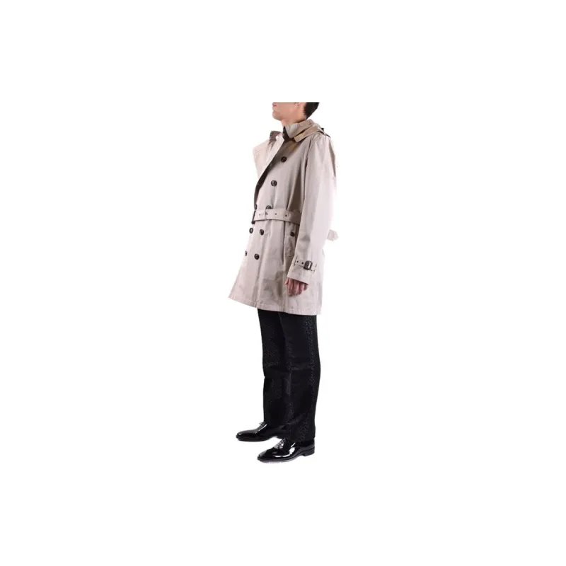 Burberry Trench Coat Men's Gray-6