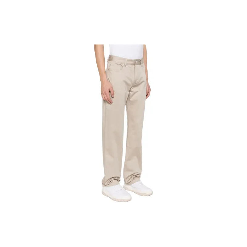 Ami Logo Patch Straight Leg Trousers-4