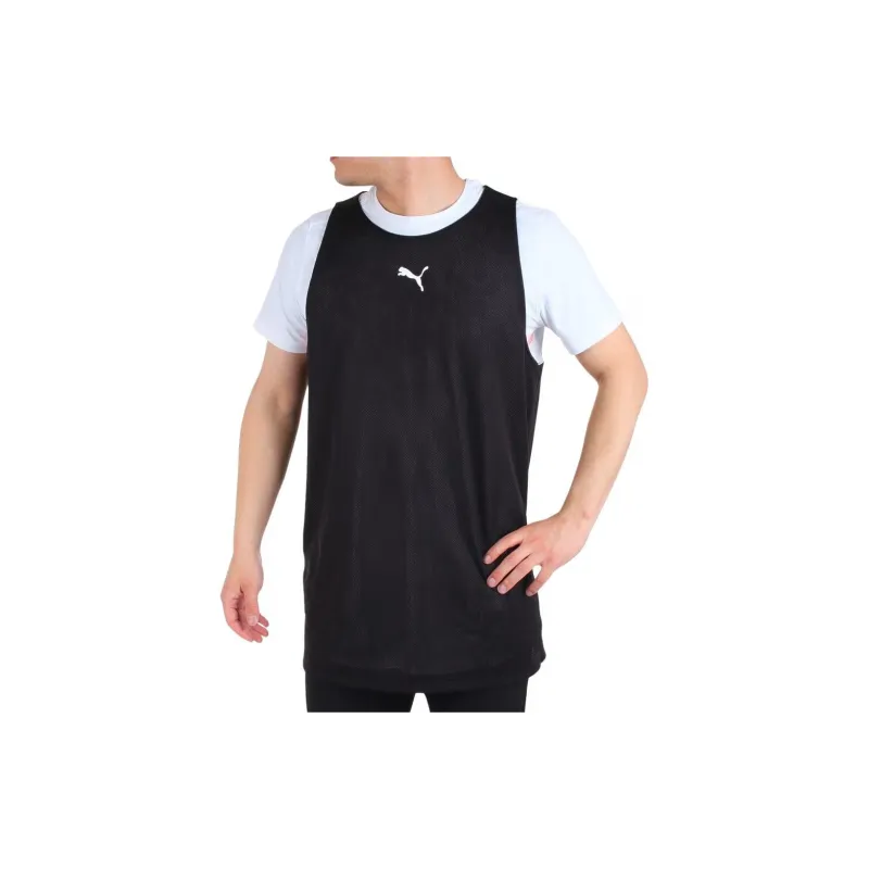 PUMA Tank Top Men's Black White-6