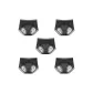 5 Pack (Black+Black+Black+Black+Black)