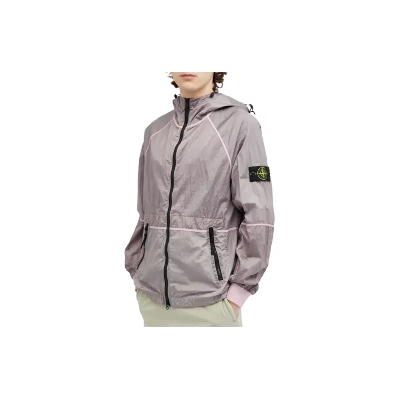 STONE ISLAND Jackets Coats Men's Pink-3