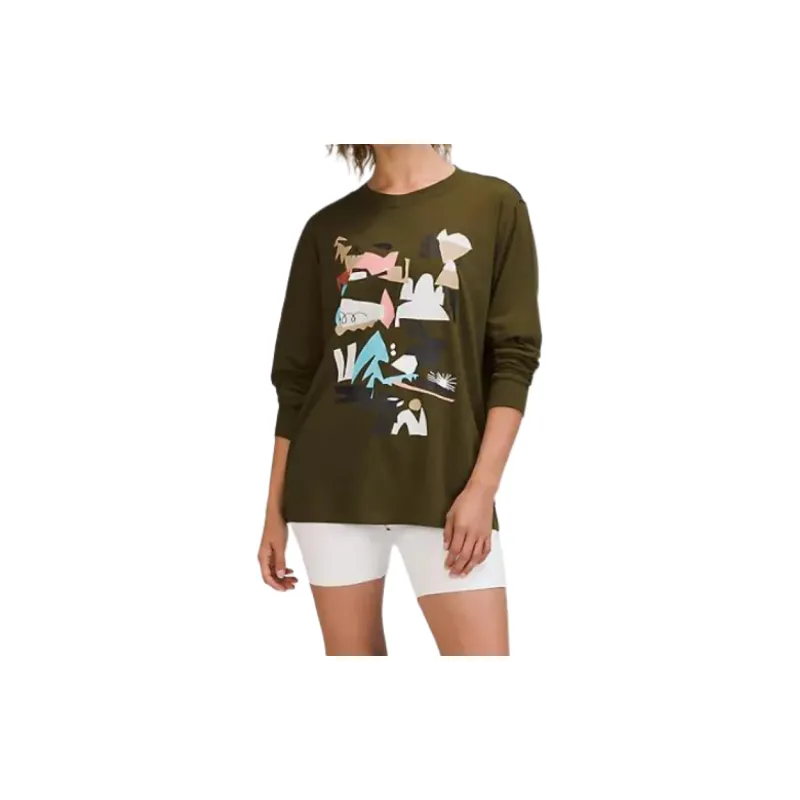 Lululemon Team Canada Sweatshirt Women's Moss Green-2