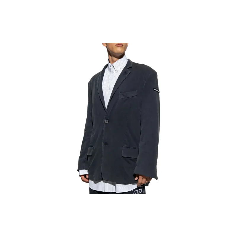 Balenciaga Buttoned Blazer-2
