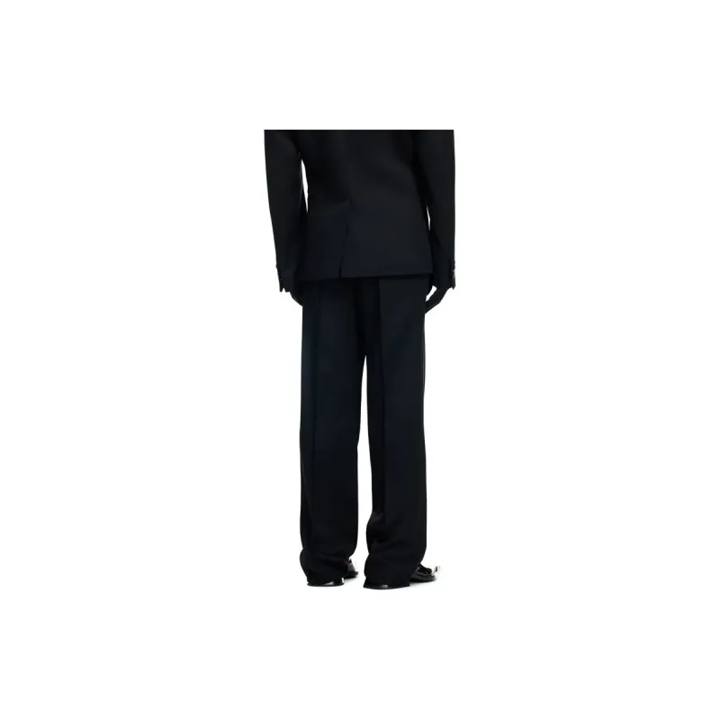 Mugler H&M Wool Cut Out Loose Fit Pants Mens-2