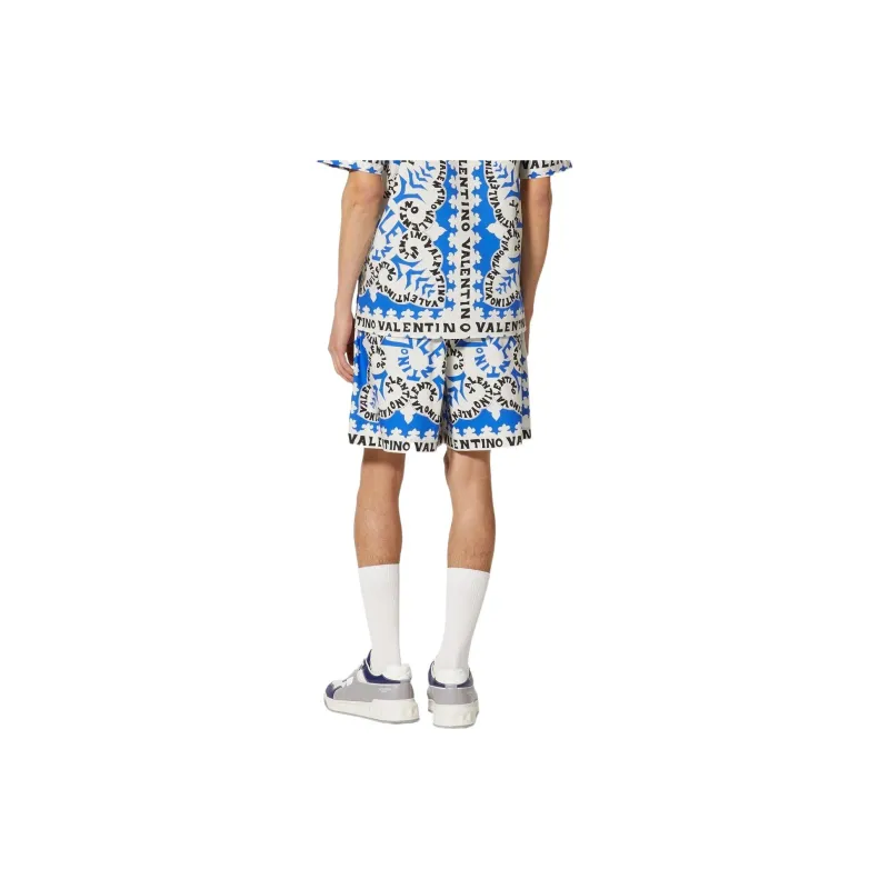 Valentino Casual Shorts Men Blue-3