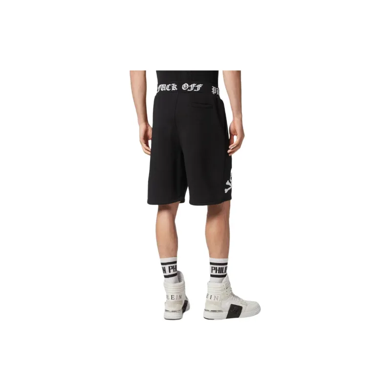 PHILIPP PLEIN Graphic print Track Shorts-3