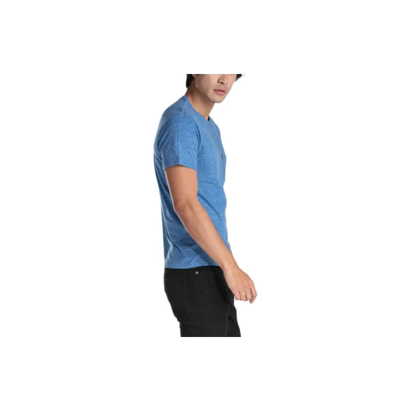 Levis T Shirts Men Blue-3