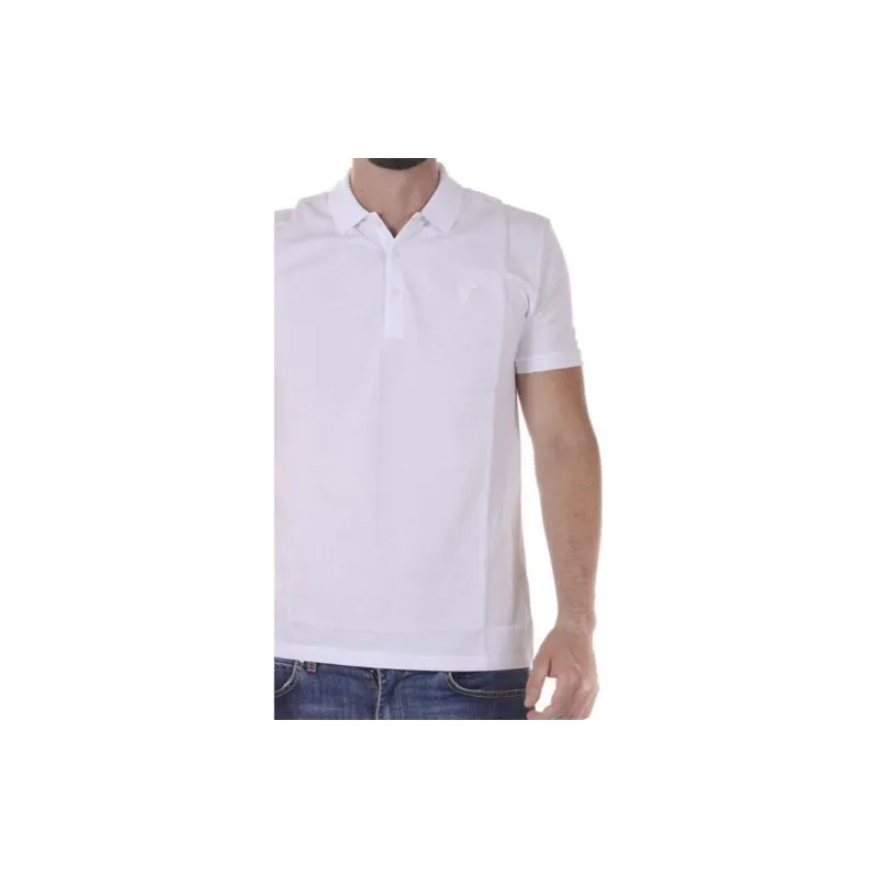 VERSACE Polo Shirts Men White-4