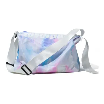 LOVERPUSS Fabric Crossbody Bag Unisex Dazzling Color White