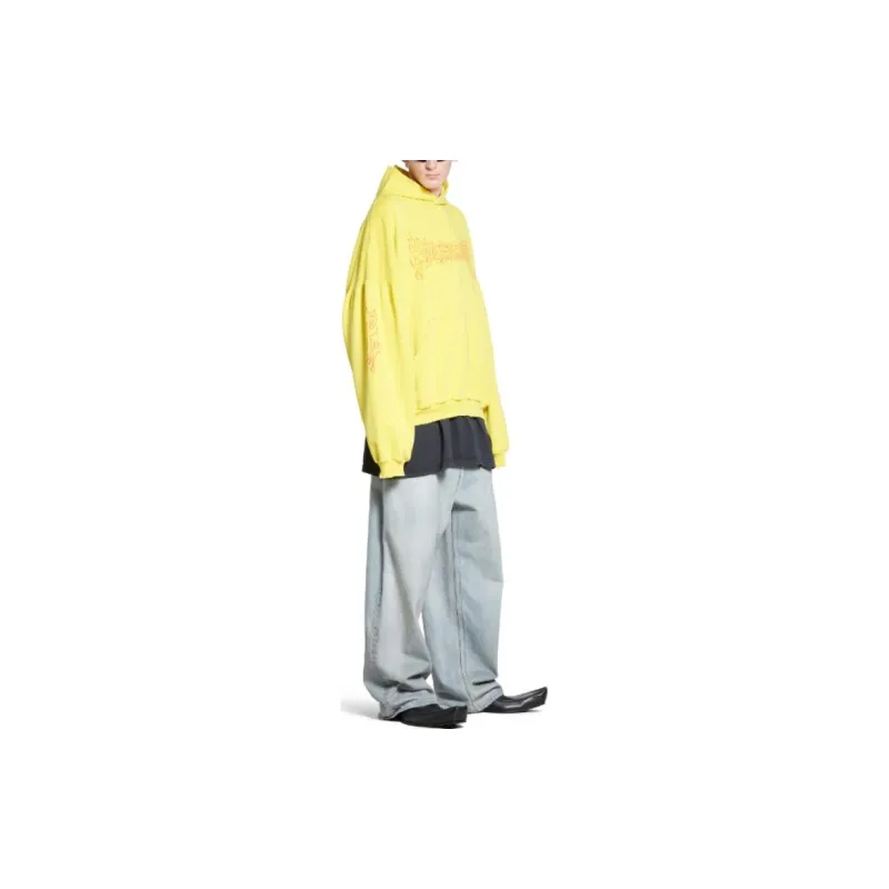 Balenciaga Logo Printed Oversize Hoodie-2