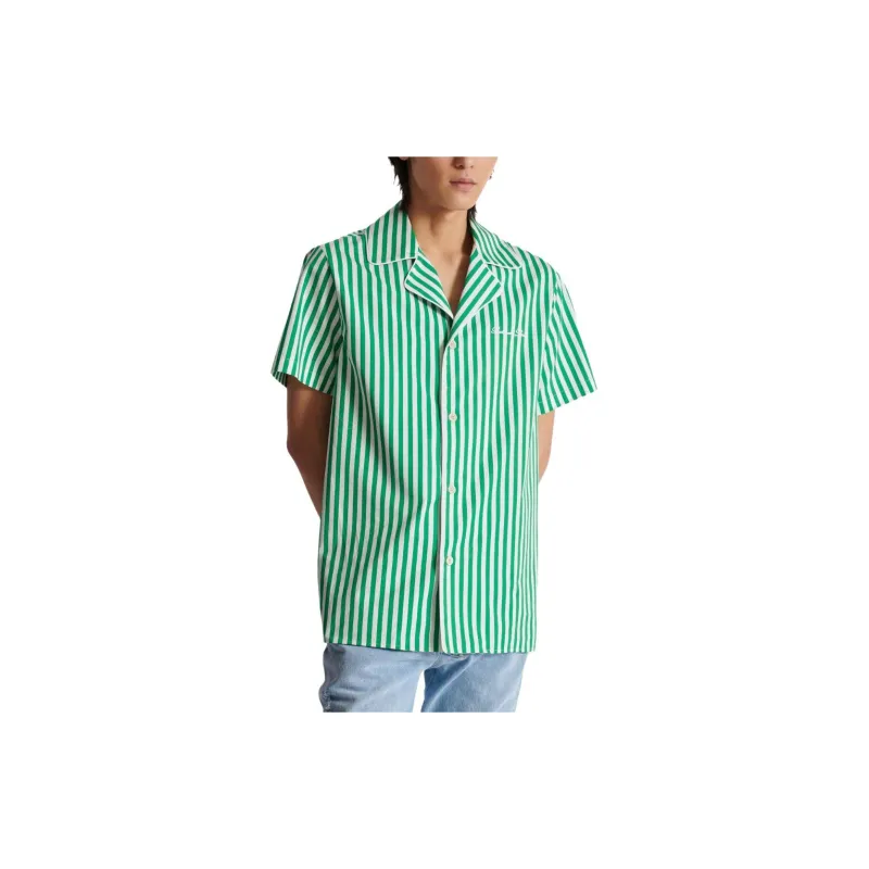 BALMAIN Striped Cotton Pyjama Shirt-4