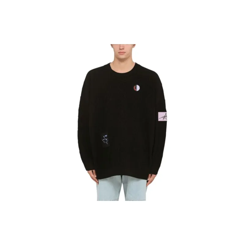 Fred Perry X RAF SIMONS Sweaters Men Black-3