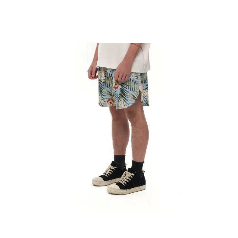 JUNGLE GURL Casual Shorts Unisex Sky Blue-3