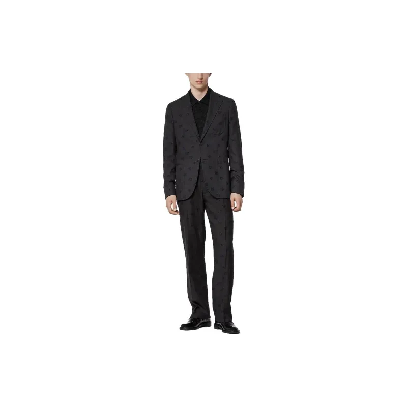 LOUIS VUITTON FW23 Casual Pants Men's Black-2