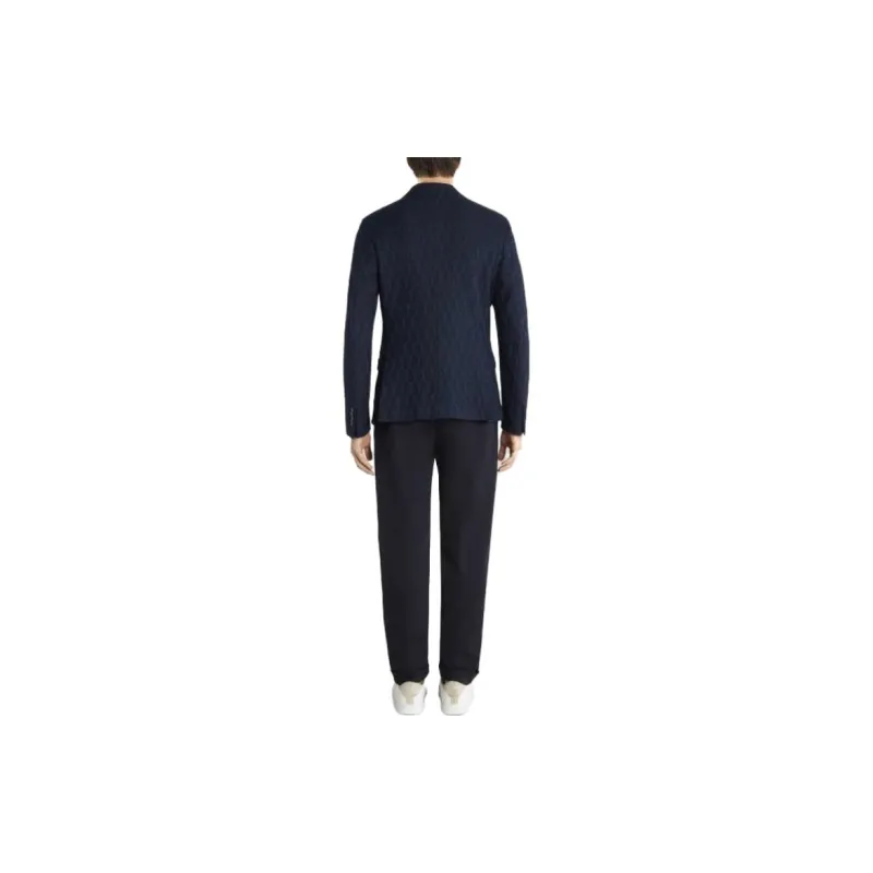ETRO Single Breasted Logo Detailed Blazer-2