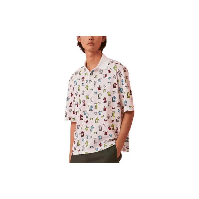 HERMES SS22 Polo Shirt Men's White-2