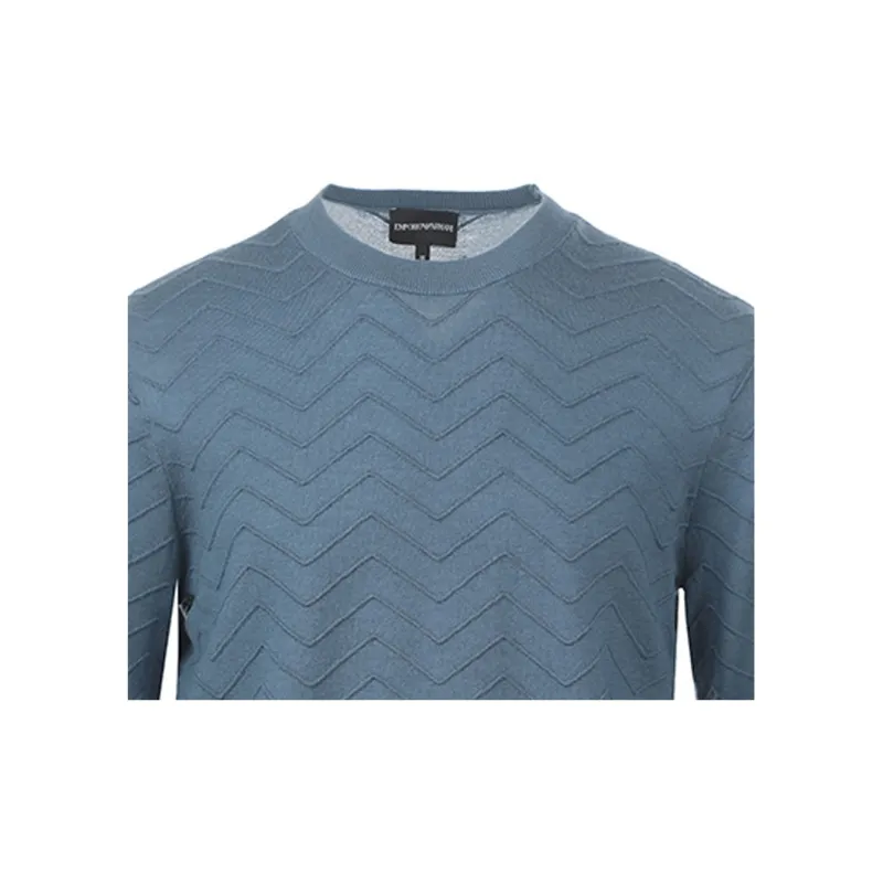 EMPORIO ARMANI Knitwear Men Blue-6