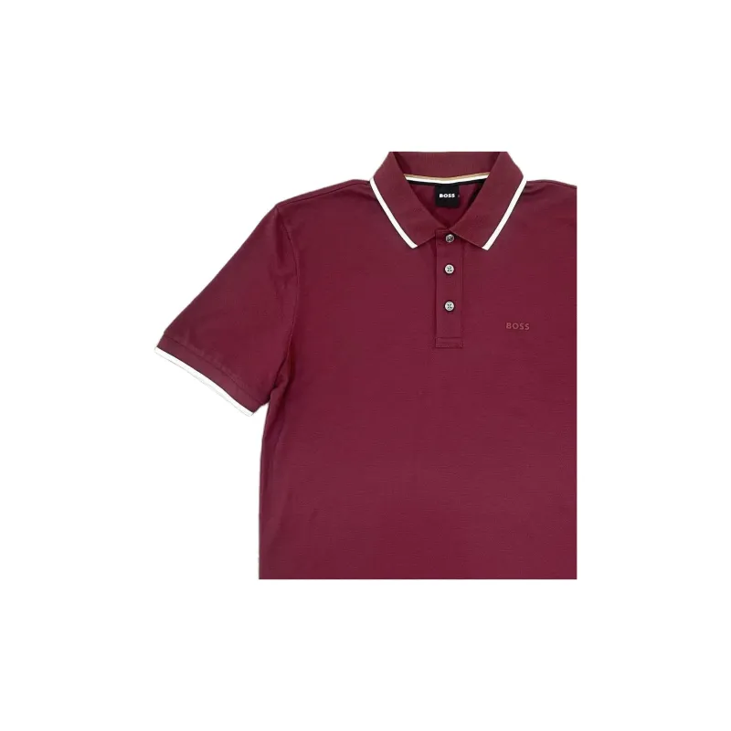 HUGO BOSS Polo Shirts Men Red-5