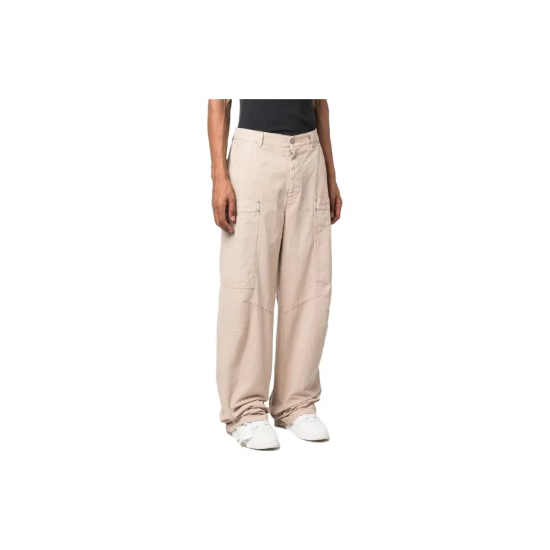 PALM ANGELS Mid Rise Wide Leg Pants-2