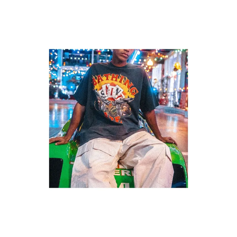Bape X Saint Mxxxxxx Guns Tee-3
