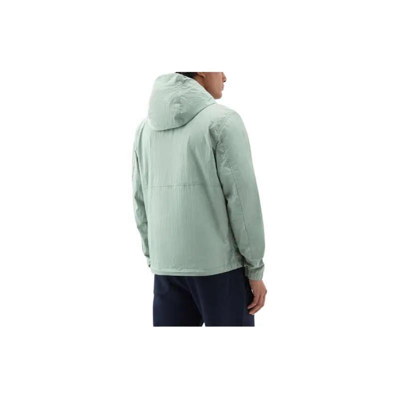 WOOLRICH Zip Up Crinkle Windbreaker-3