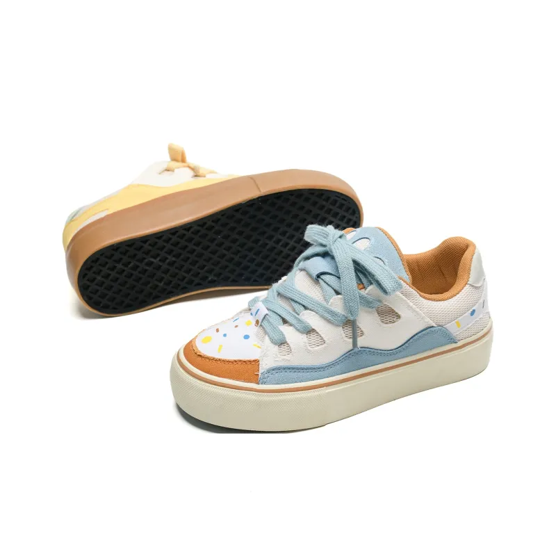 ABCIO Slip Resistant Waterproof Height Increasing Low Top Canvas Shoes-23