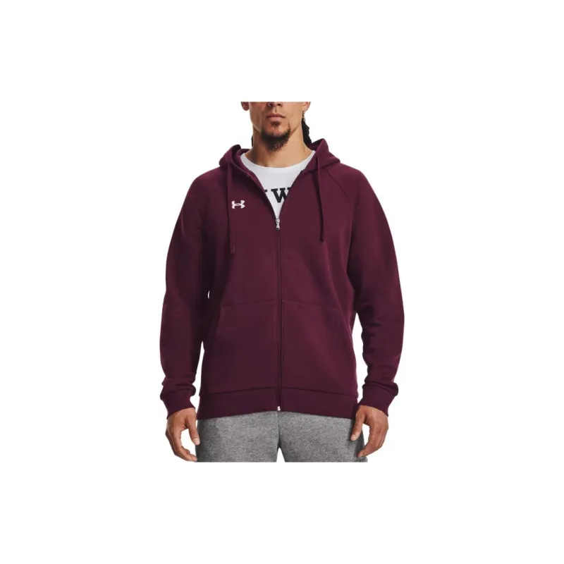 Under Armour Rival Fleece Jackets Men Red-2