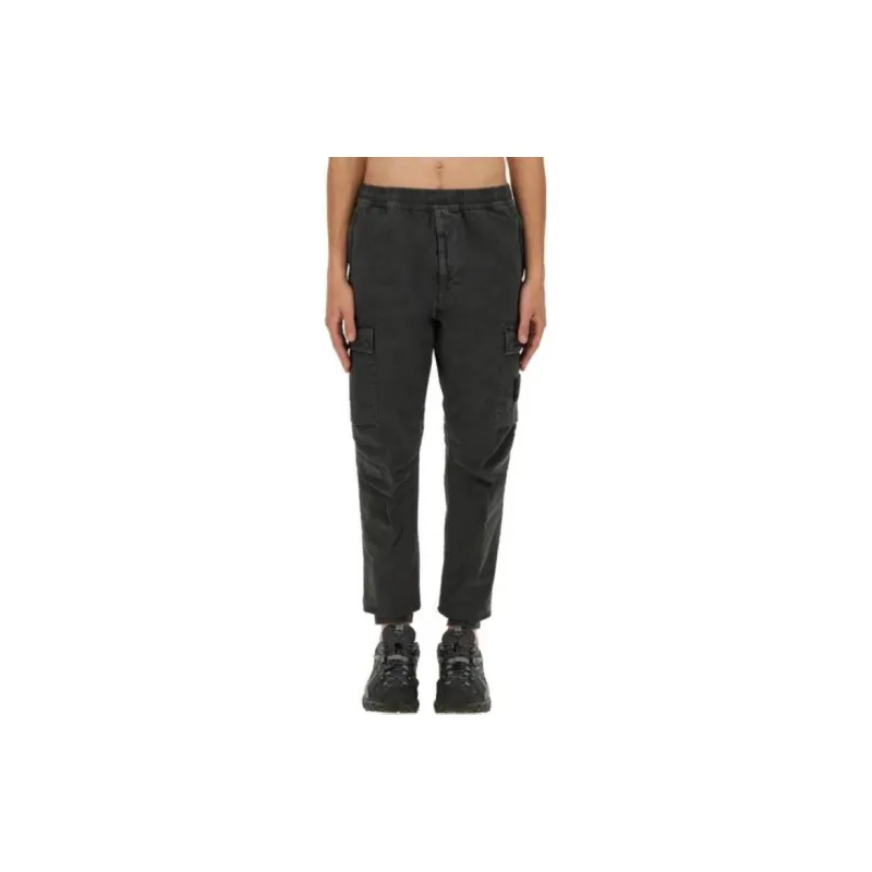 STONE ISLAND Compass Patch Tapered Leg Pants-2