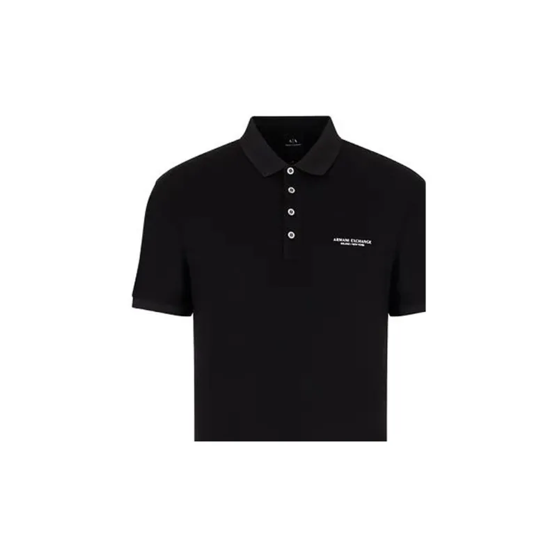 ARMANI EXCHANGE Logo print Polo Shirt-4
