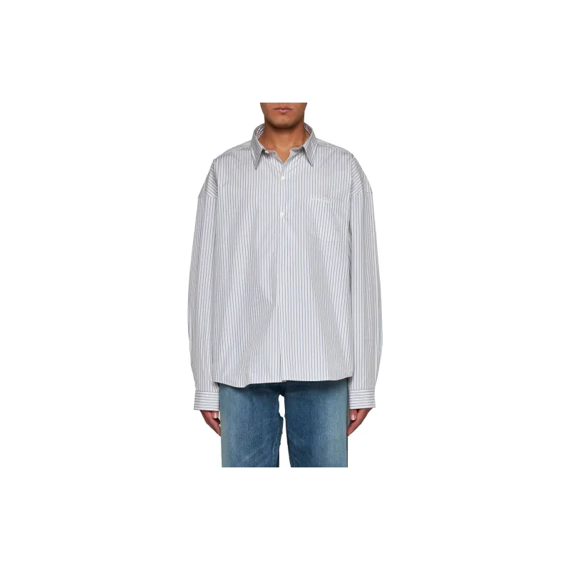 Givenchy Shirts Men Gray-2