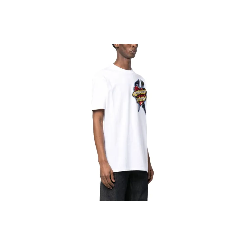 PHILIPP PLEIN Tattoo print T shirt-3
