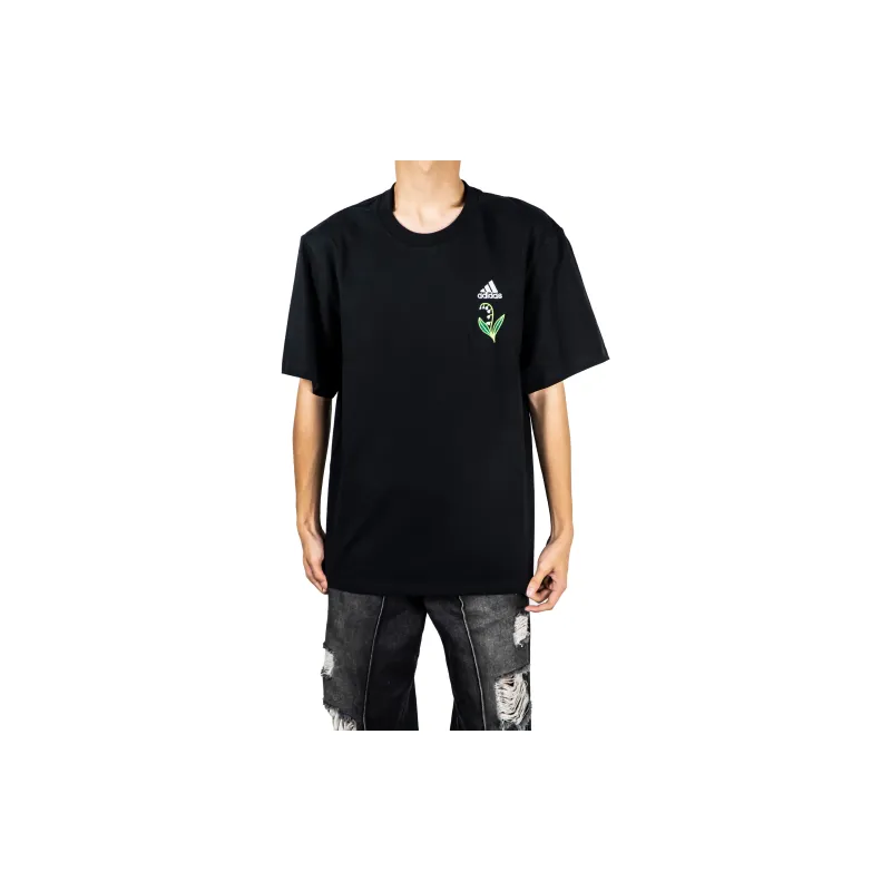 Adidas Classic Logo T Shirts 'Black'-3